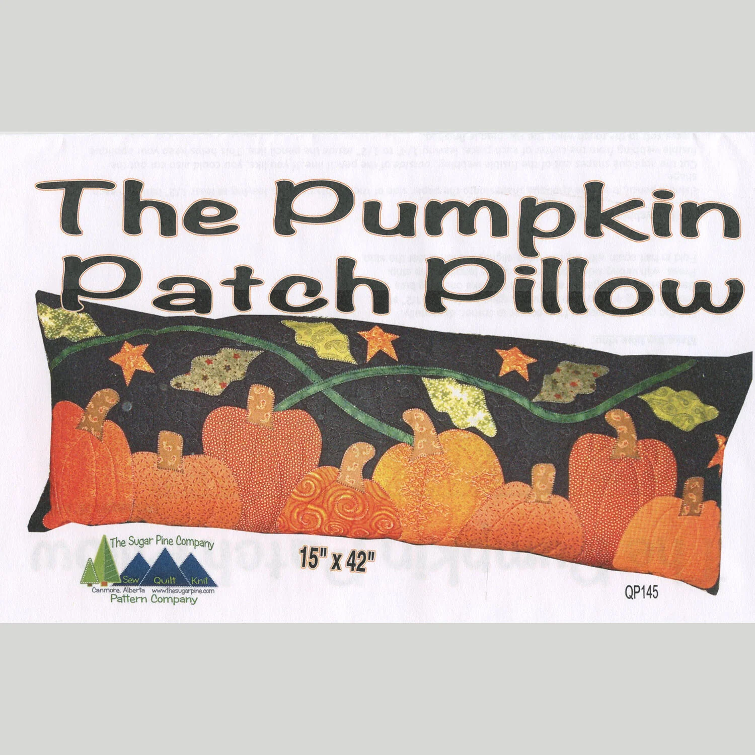 Pumpkin Patch Pillow Pattern