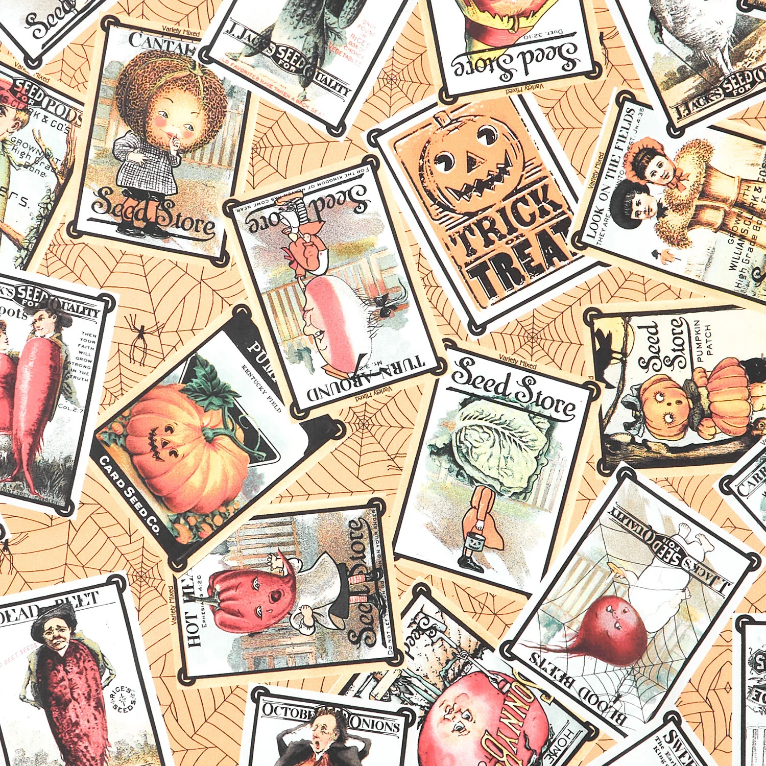 Pumpkin Patch - Seed Packs Toss Orange Yardage