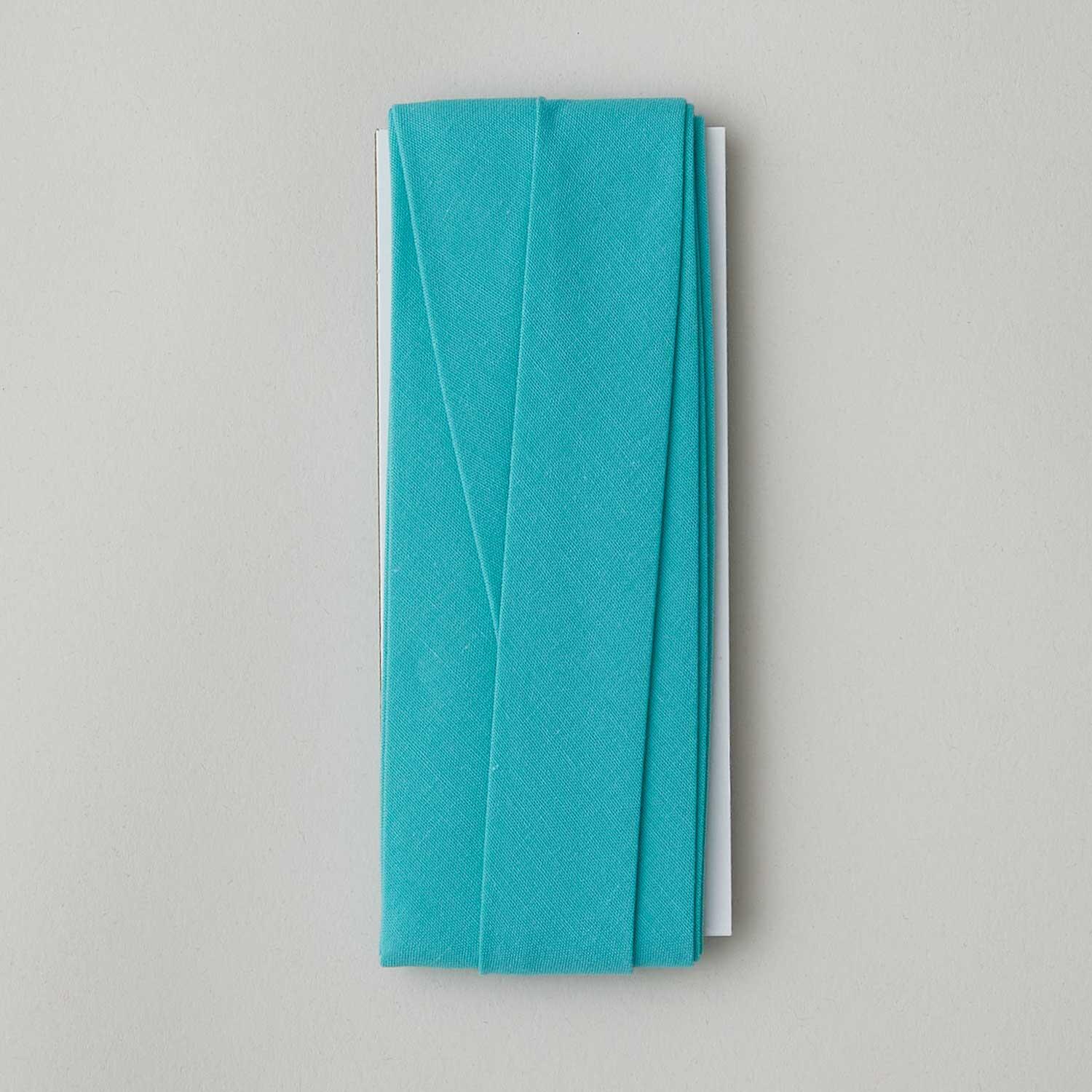 Wrights Quilt Binding Double Fold Bias Tape - Aquamarine
