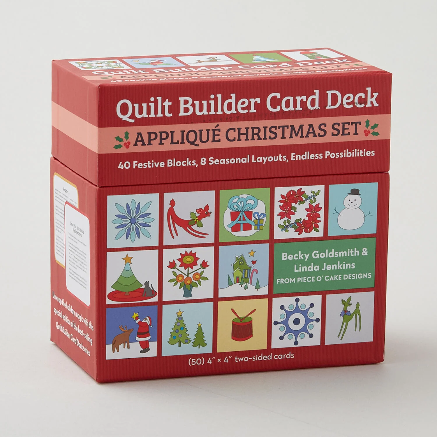 Quilt Builder Card Deck Appliqué Christmas Set - Image 3