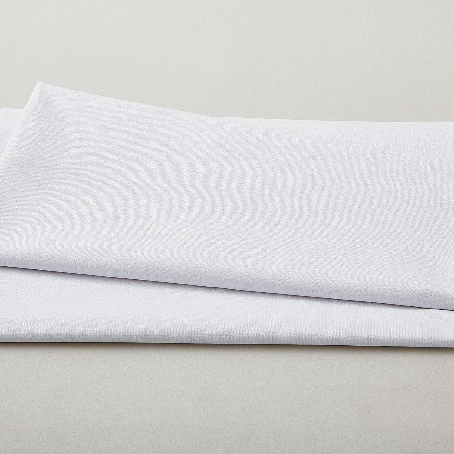 Quilter's Flour Favorites - Dots In Circles White on White 3 Yard Cut