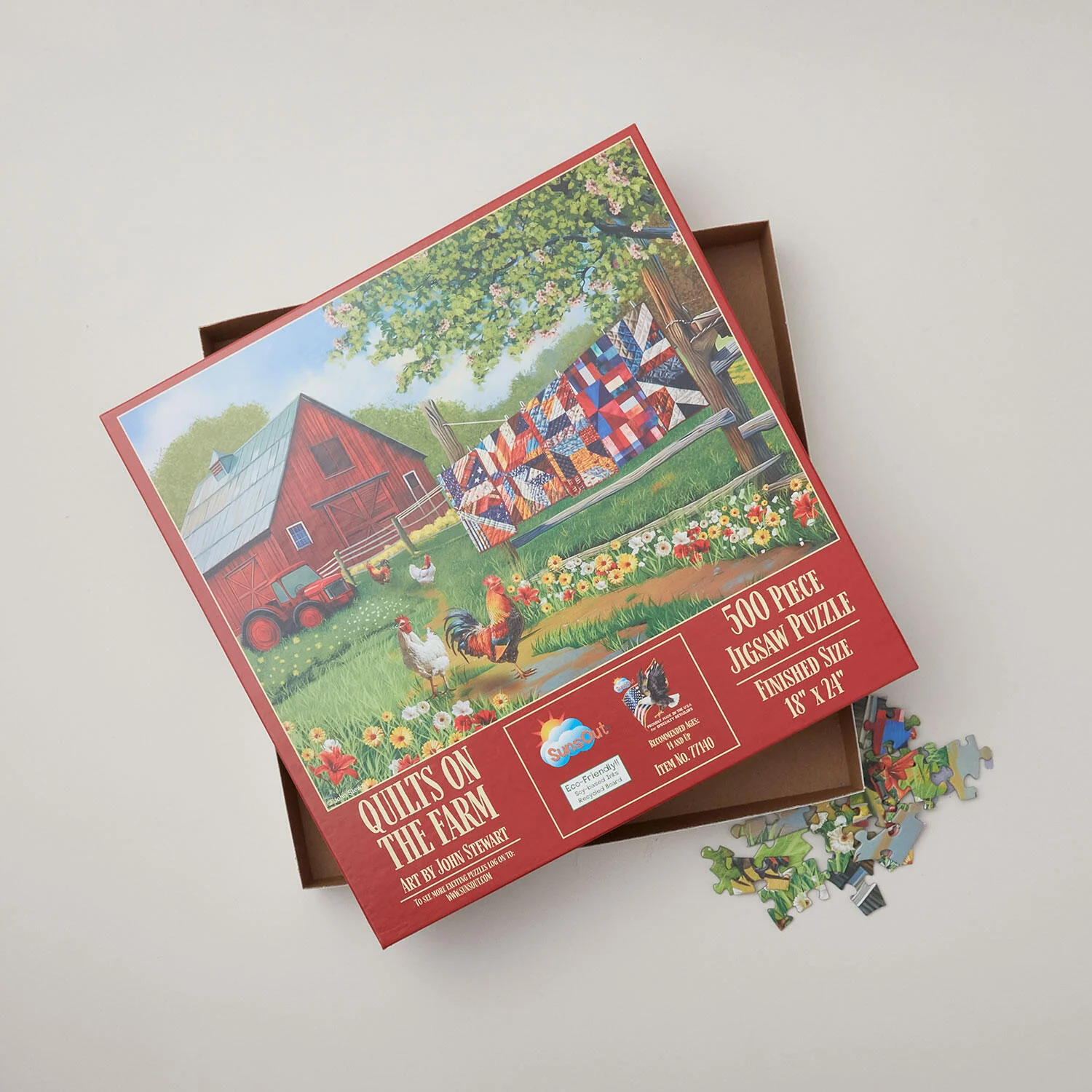 Quilts on the Farm Puzzle - Image 2