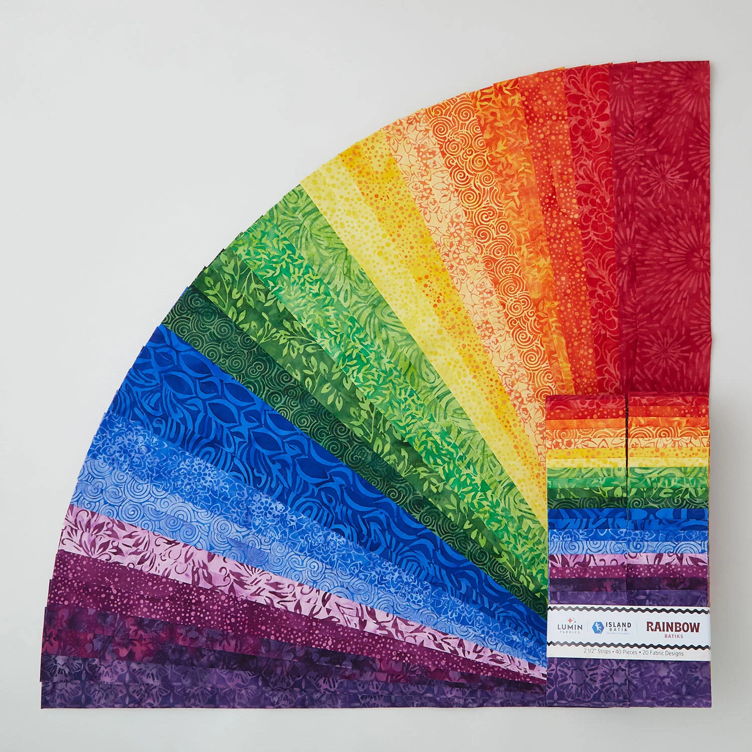 Rainbow Batiks Favorites Strips