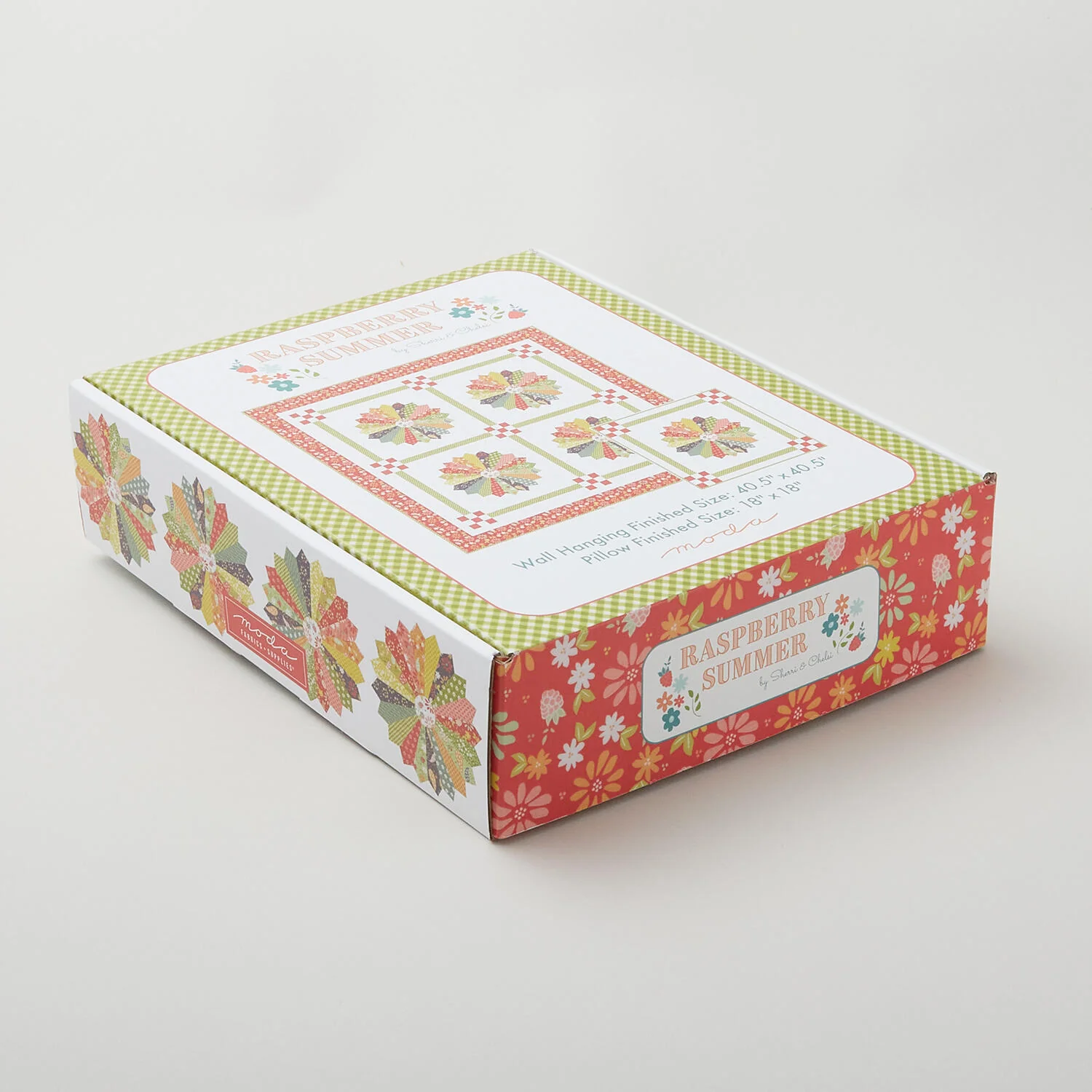 Raspberry Summer Wall Hanging and Pillow Kit - Image 3