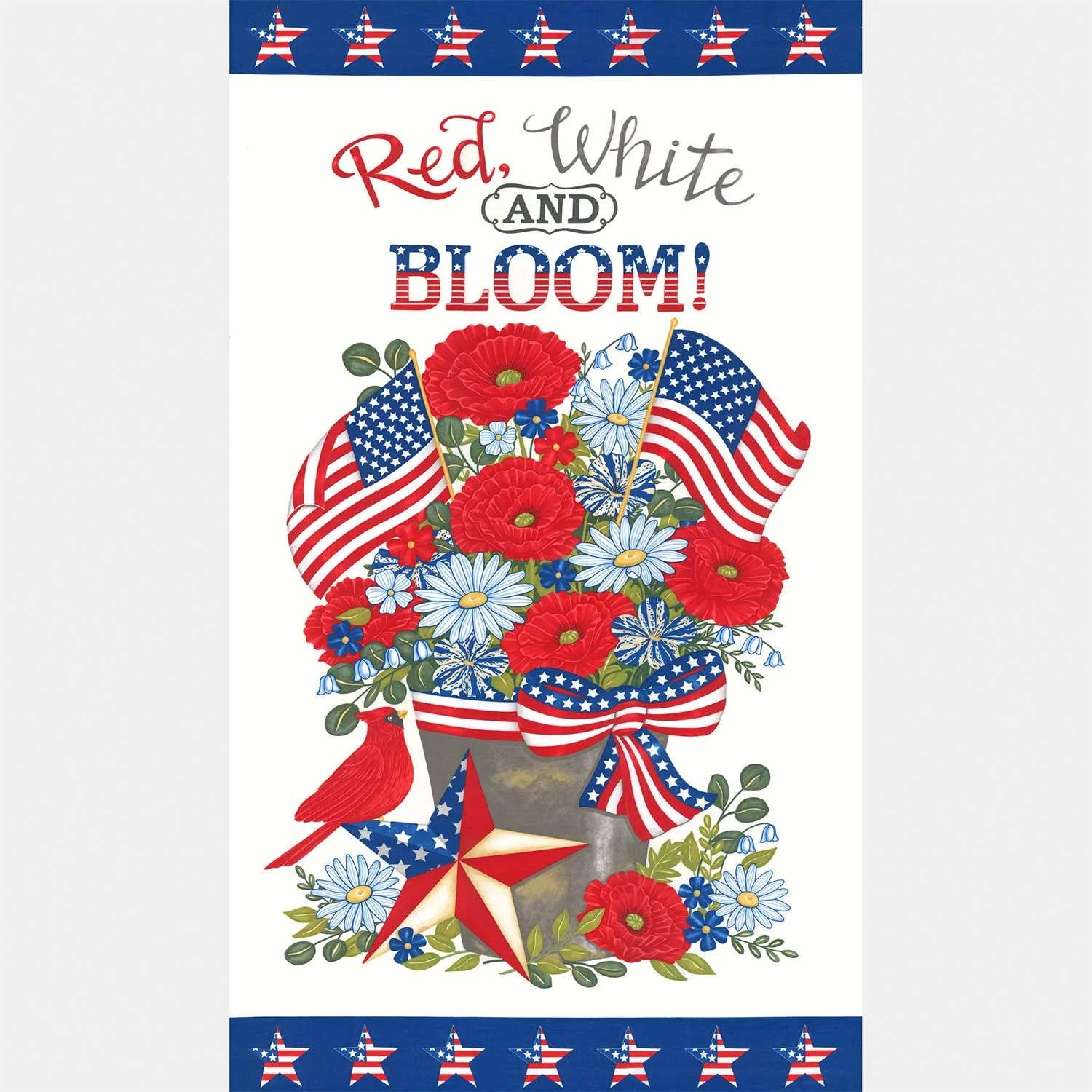 Red, White & Bloom Fat Quarter Bundle - Image 4