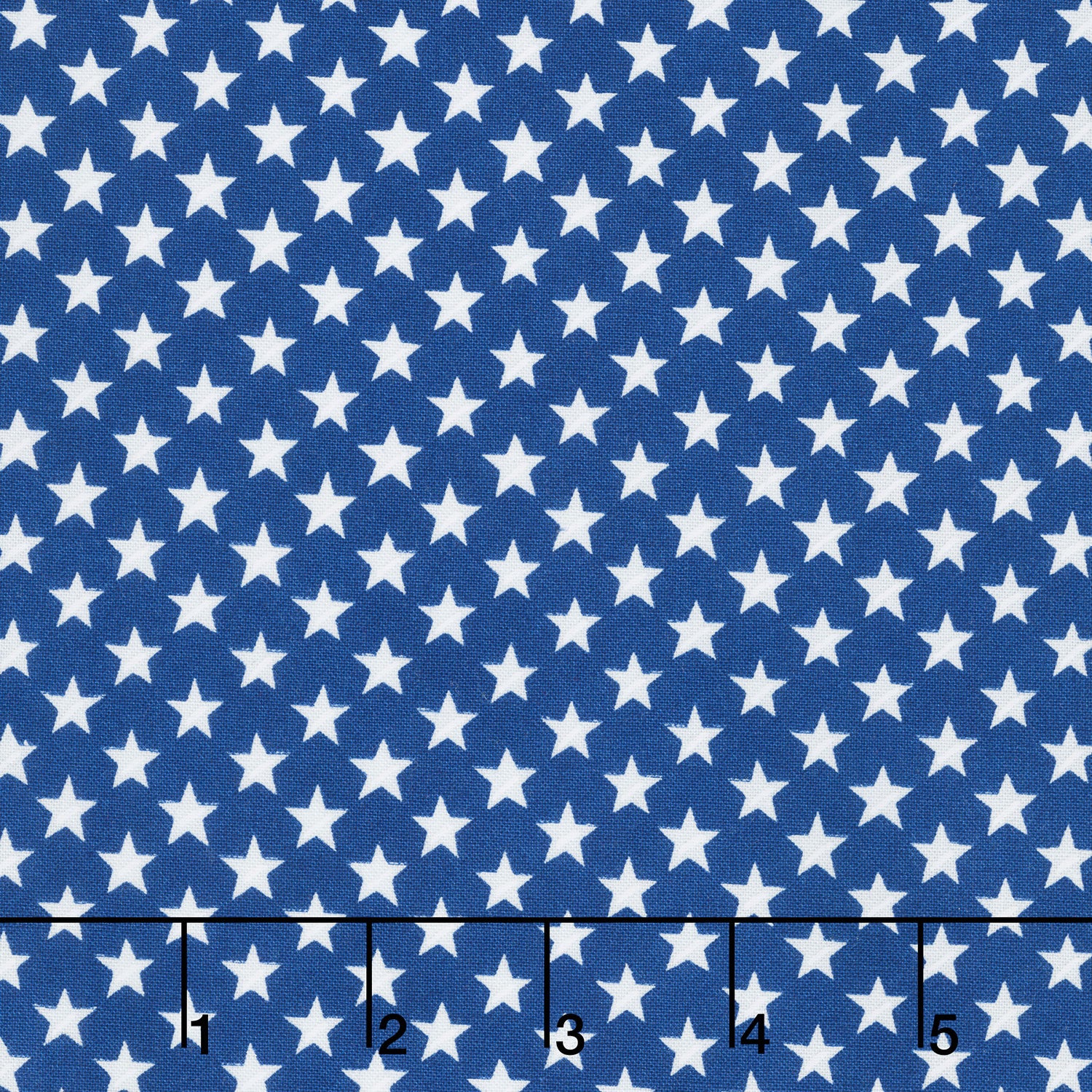 Red, White & Bloom - Stars In A Row Midnight Blue Yardage