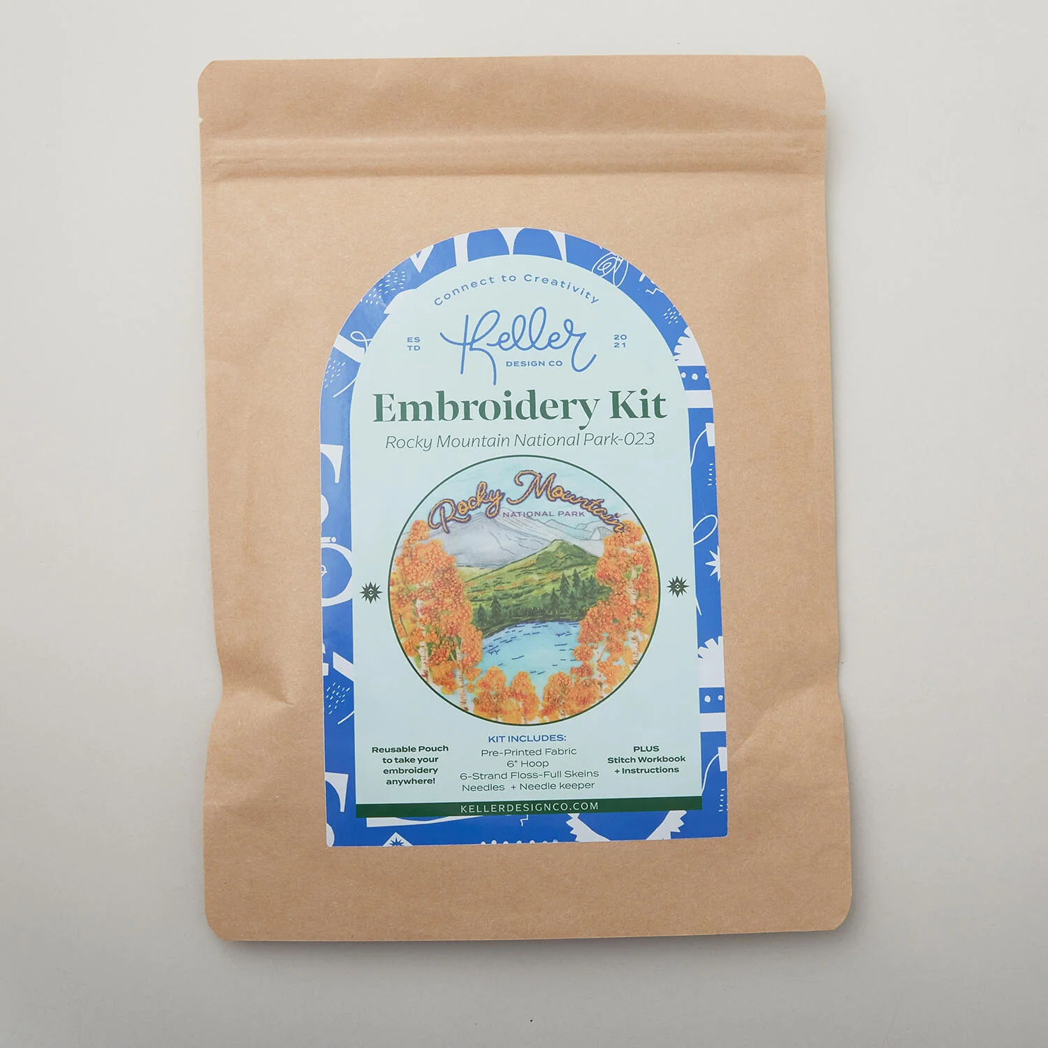 Rocky Mountain National Park Embroidery Kit - Image 4
