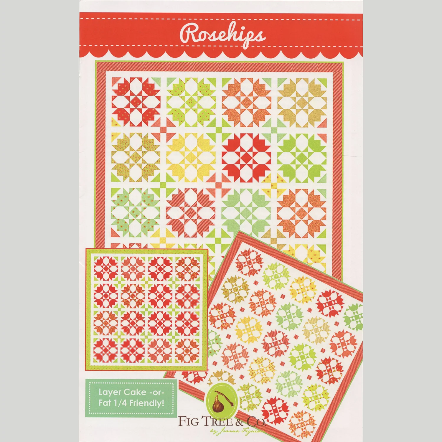 Rosehips Quilt Pattern