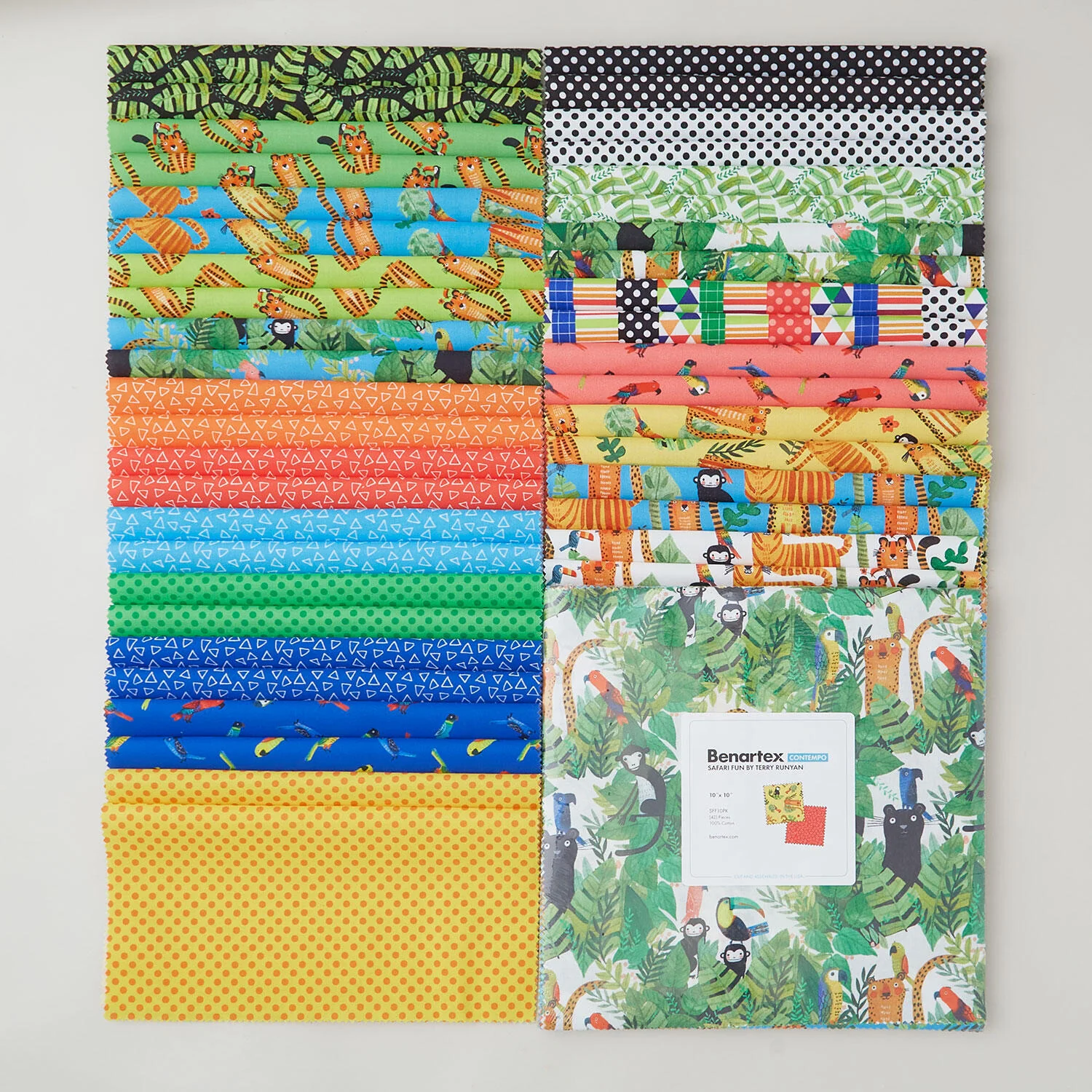Safari Fun Favorites 10" Squares
