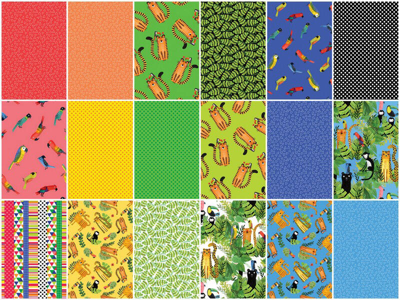 Safari Fun Favorites 10" Squares - Image 3