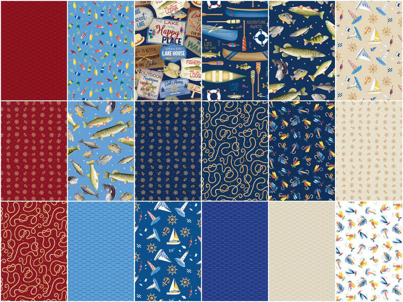 Sail Away Favorites 10" Squares - Image 3