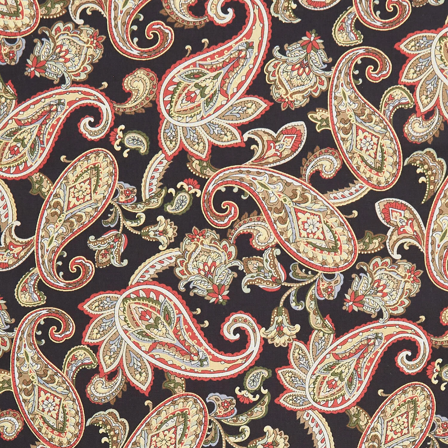 Samsara - Samsara Paisley Black 2 Yard Cut - Image 2