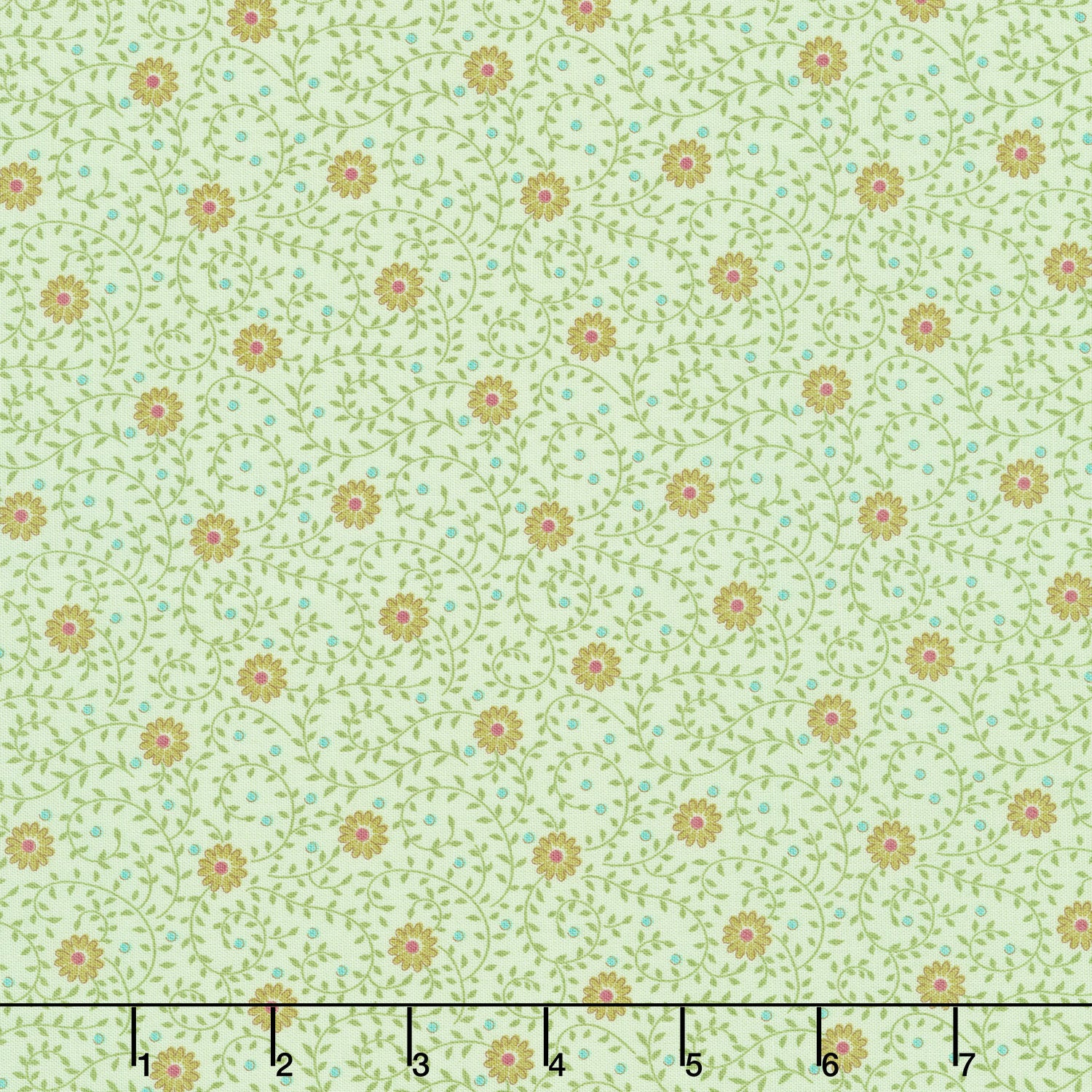 Sanctuary - Daisydream Pistachio Yardage