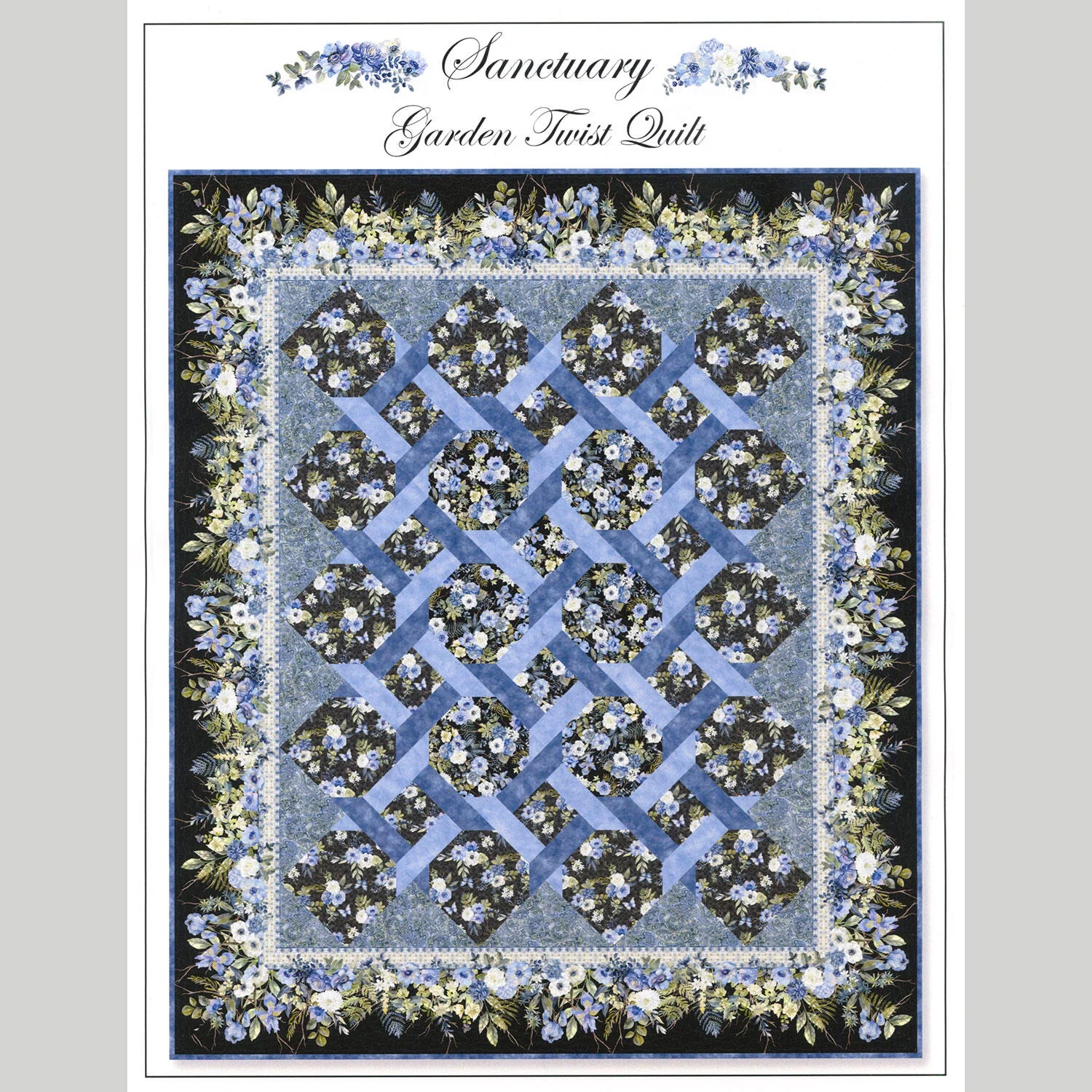 Sanctuary Garden Twist Quilt Pattern