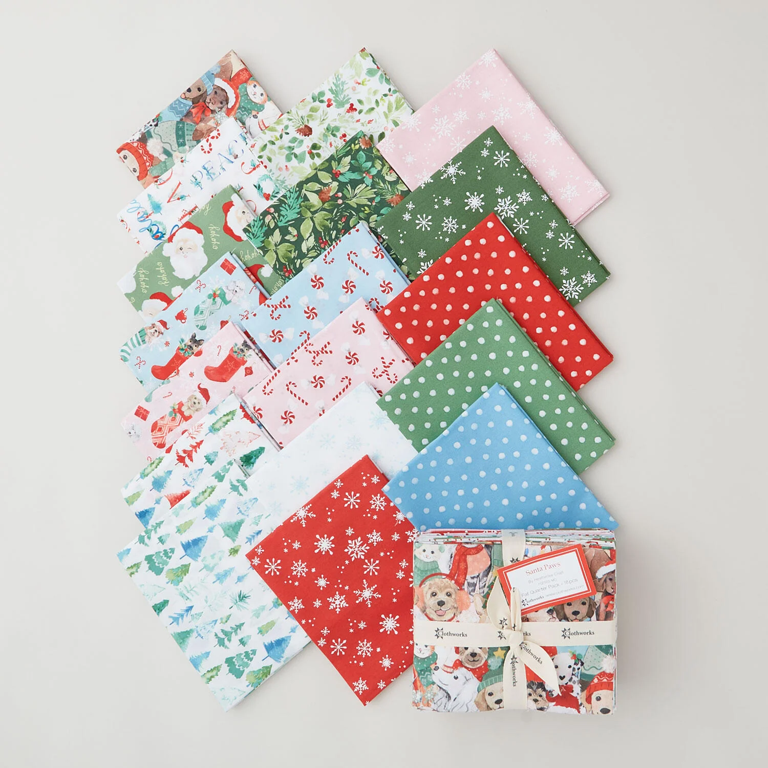 Santa Paws Fat Quarter Bundle