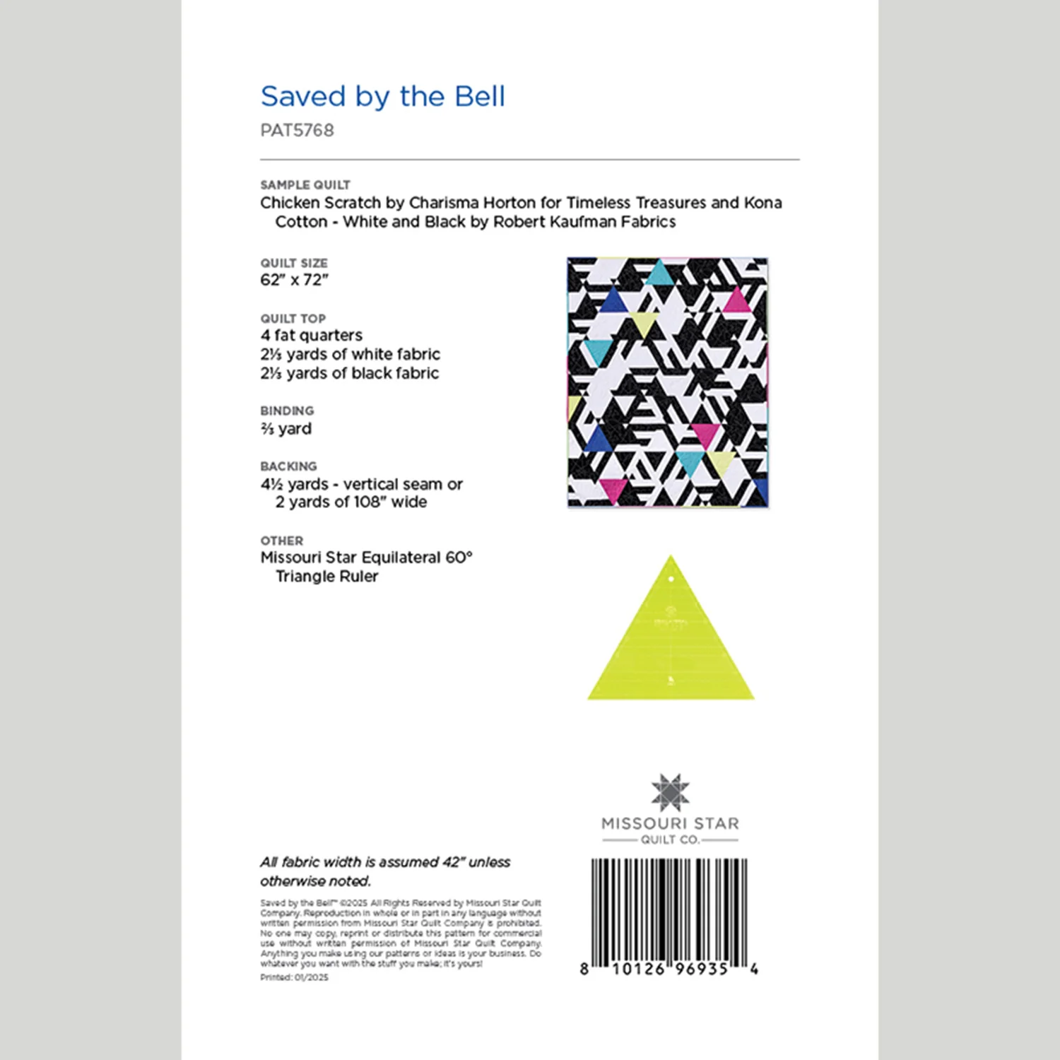 Saved by the Bell Quilt Pattern by Missouri Star - Image 2