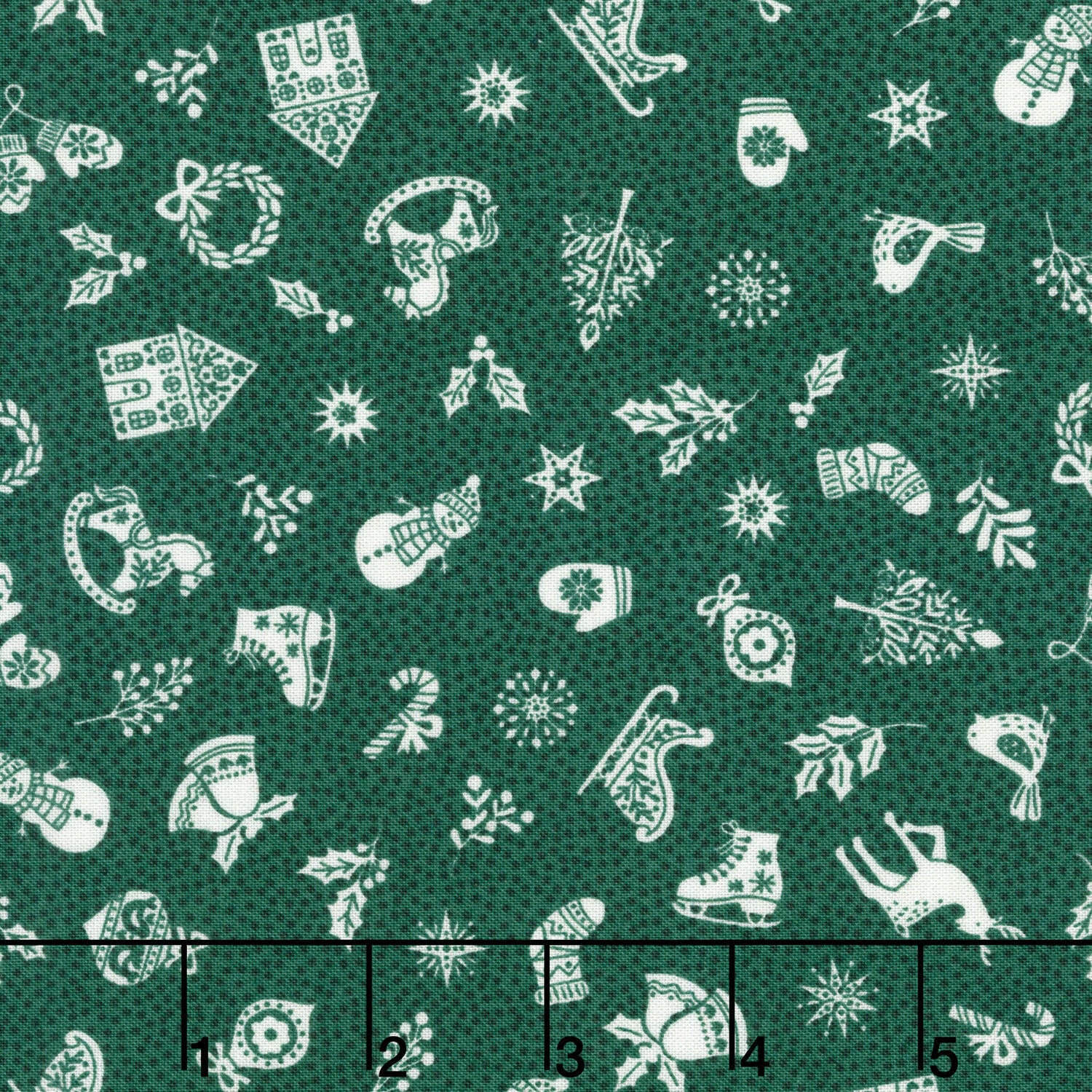 Scandi - Charms Green Yardage