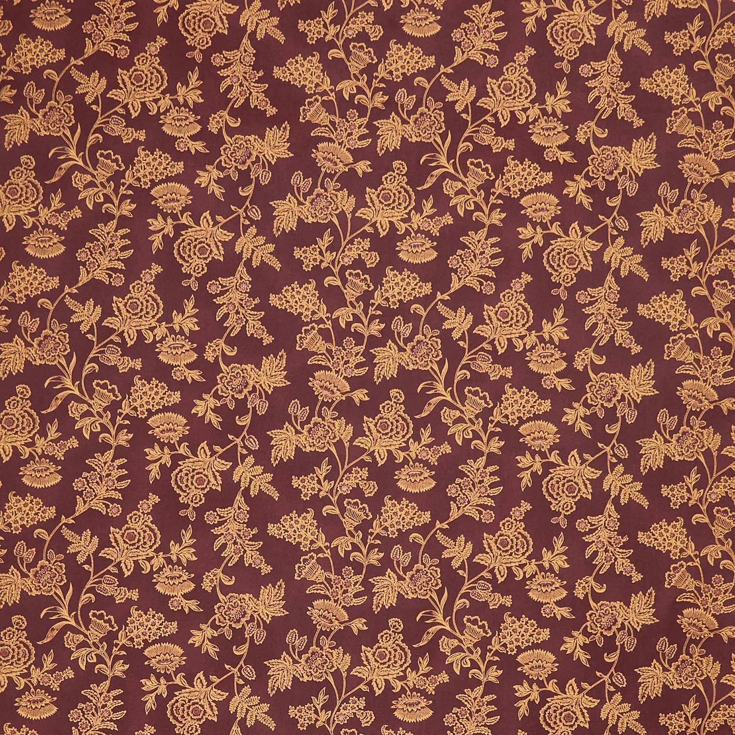Scrap Basket Favorites - Etched Floral Eggplant Yardage