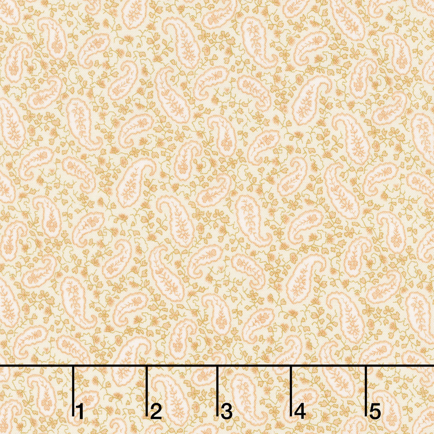 Scrap Basket Favorites - Heritage Paisley Wheat Yardage