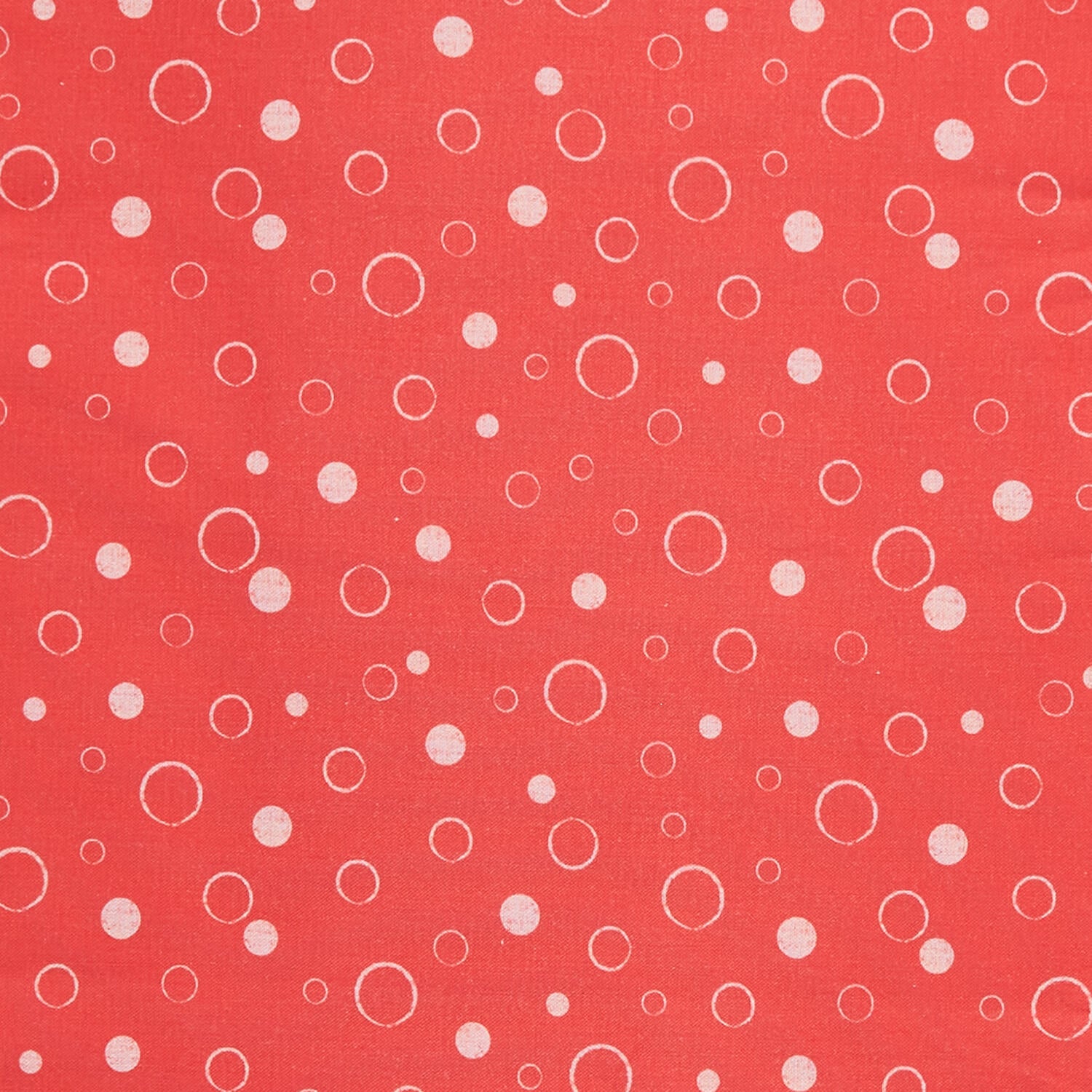 Sea Bubbles on 108" Widebacks Red 3 Yard Cut - Image 2