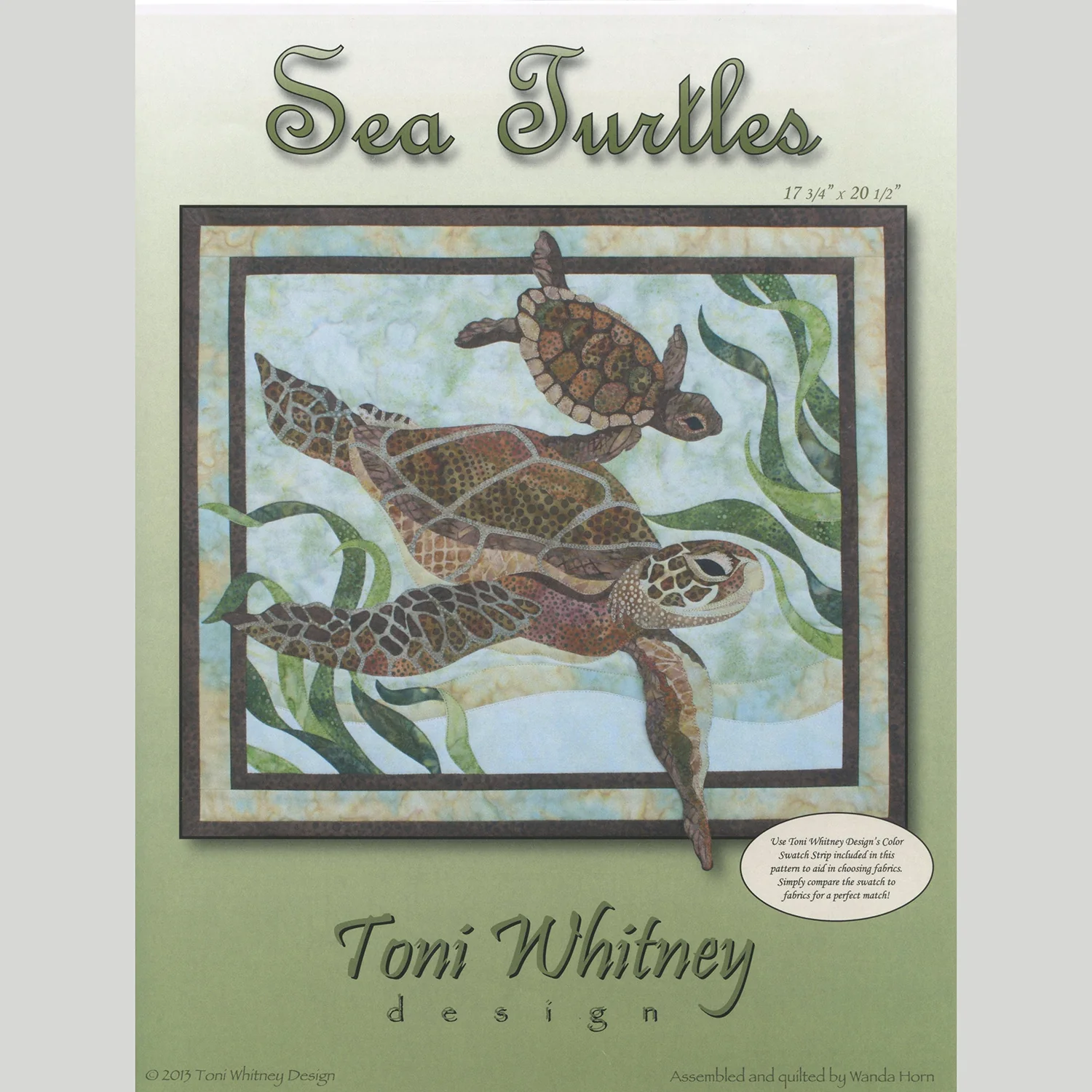 Sea Turtles Wall Hanging Pattern