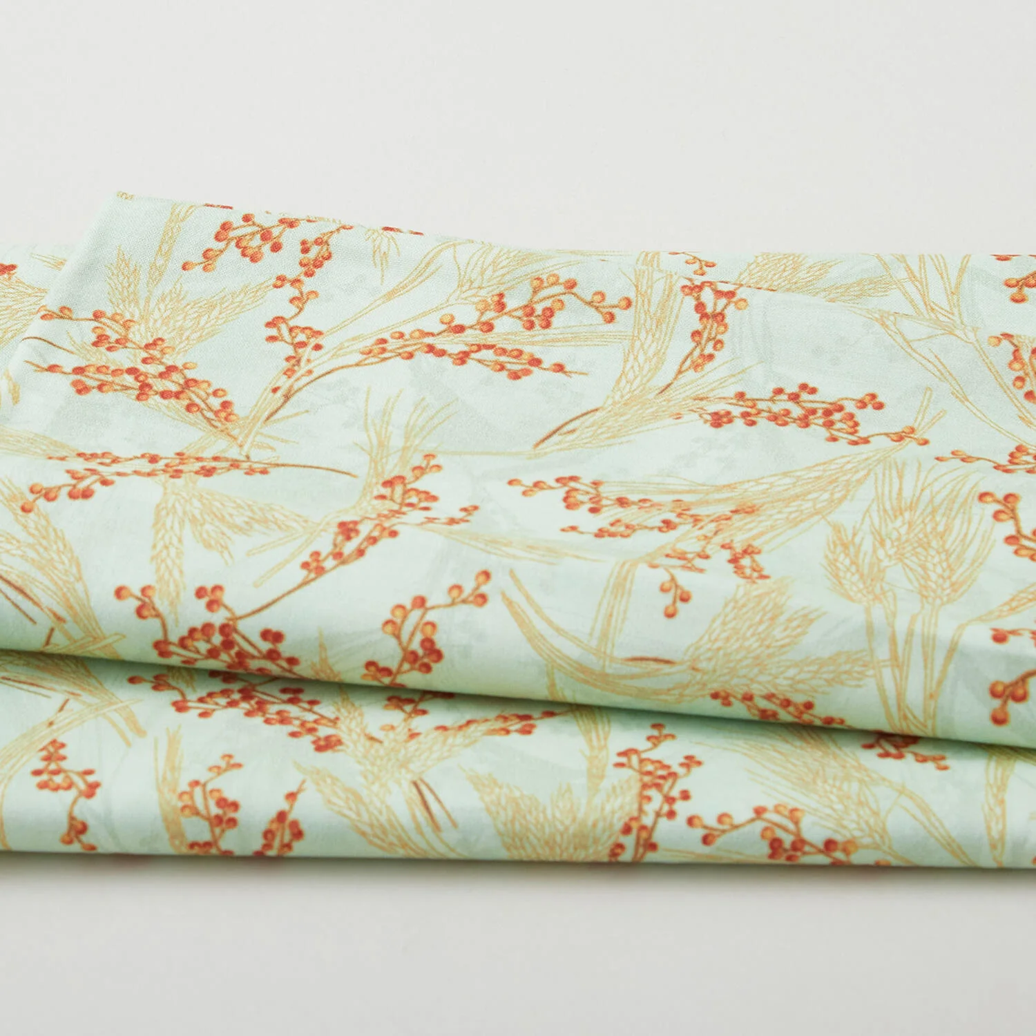 September Fields Favorites - Mint Wheat and Berries 2 Yard Cut