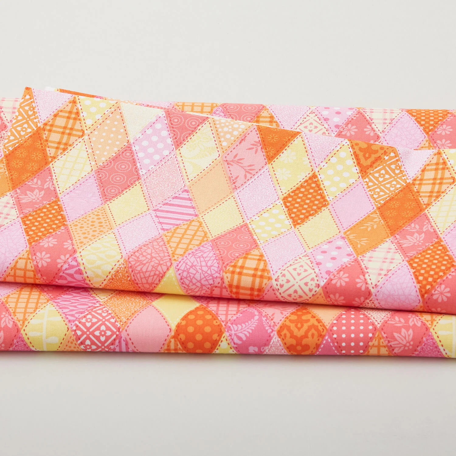 Serendipity - Serendipity Diamond Patch Pink 2 Yard Cut