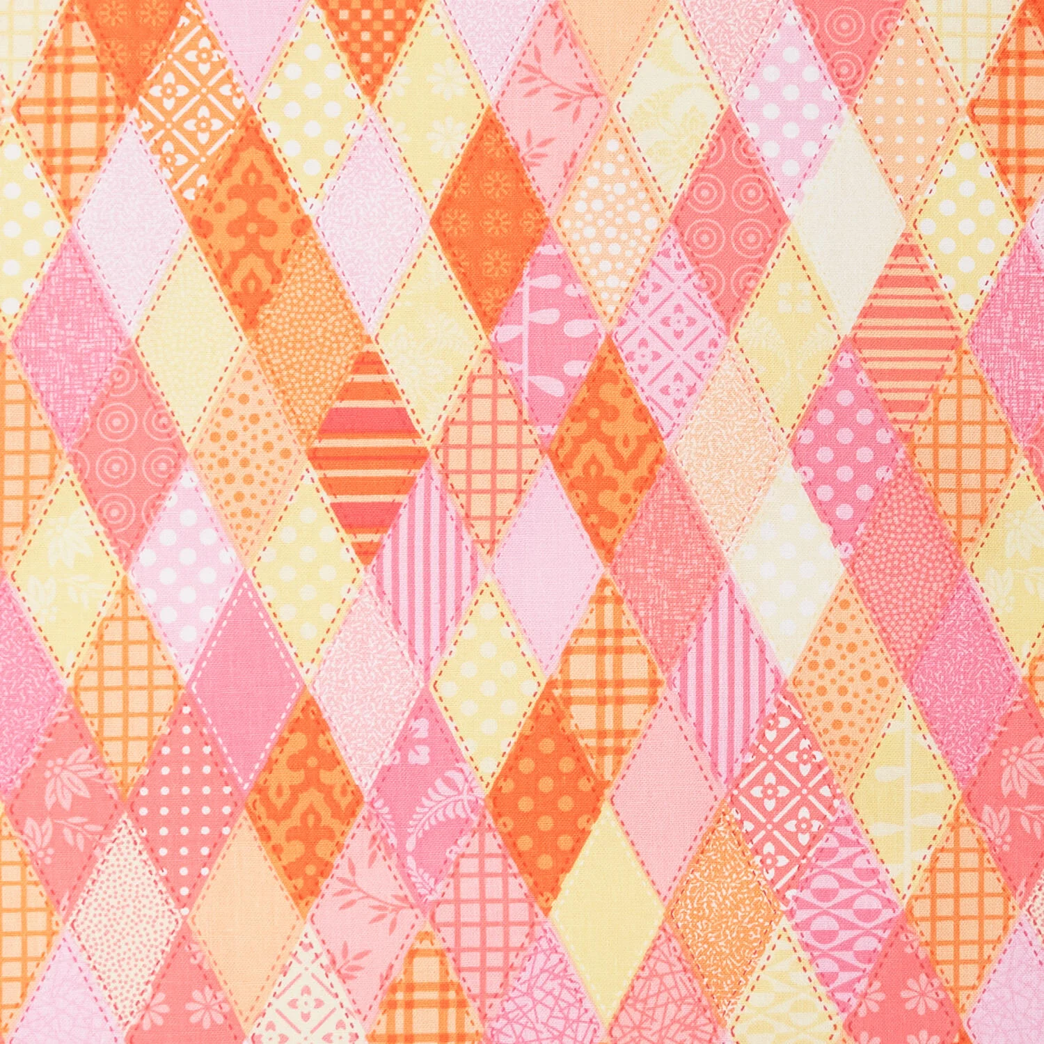 Serendipity - Serendipity Diamond Patch Pink 2 Yard Cut - Image 2