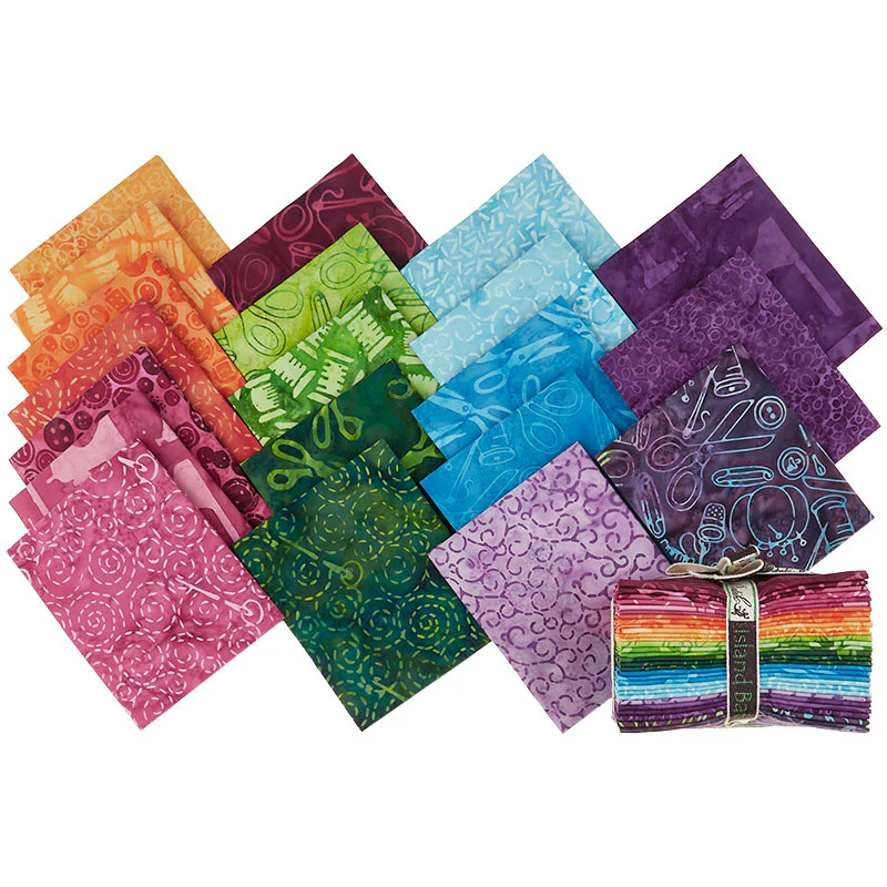 Sew Fine Batiks Fat Quarter Bundle