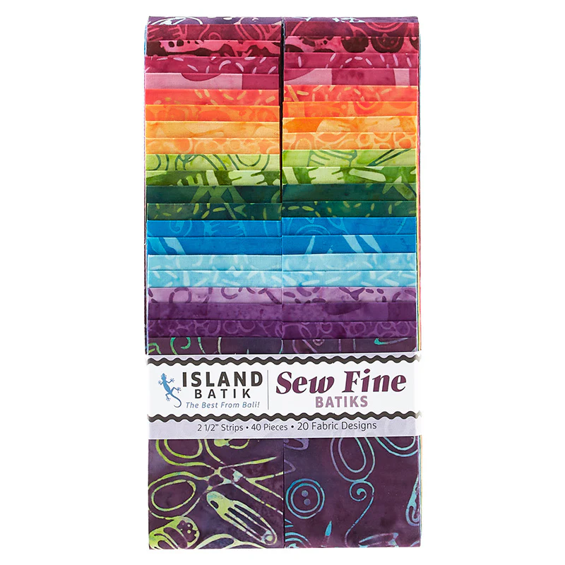 Sew Fine Batiks Strips - Image 2