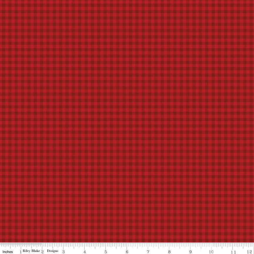 Sew in Love - Gingham - Red