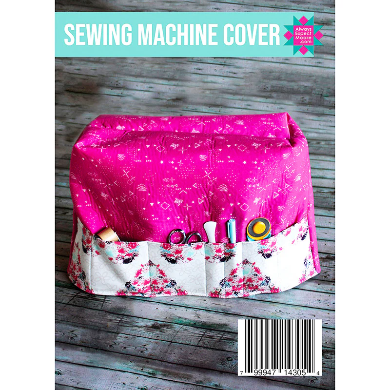 Sewing Machine Cover Postcard Pattern