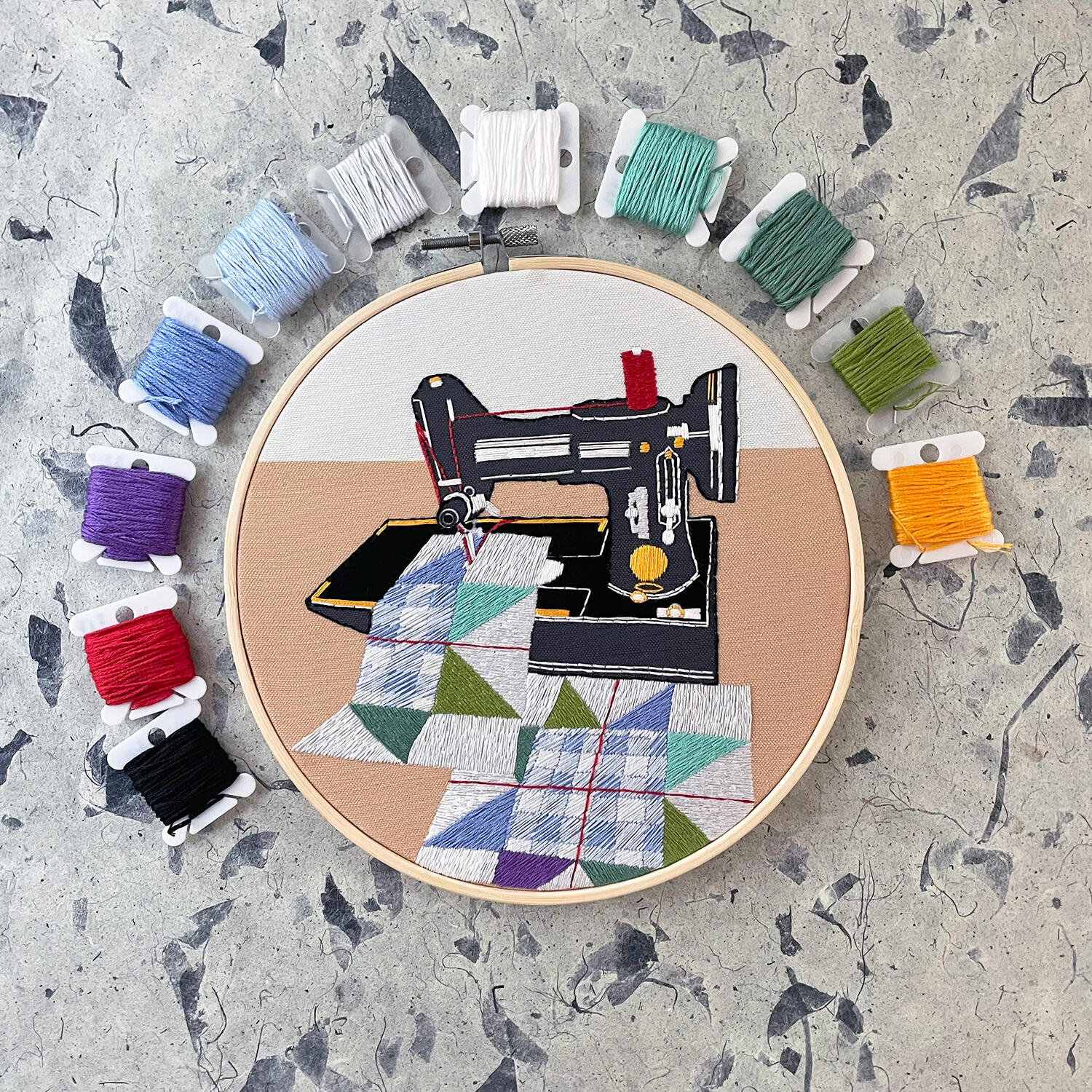 Sewing Machine Embroidery Kit