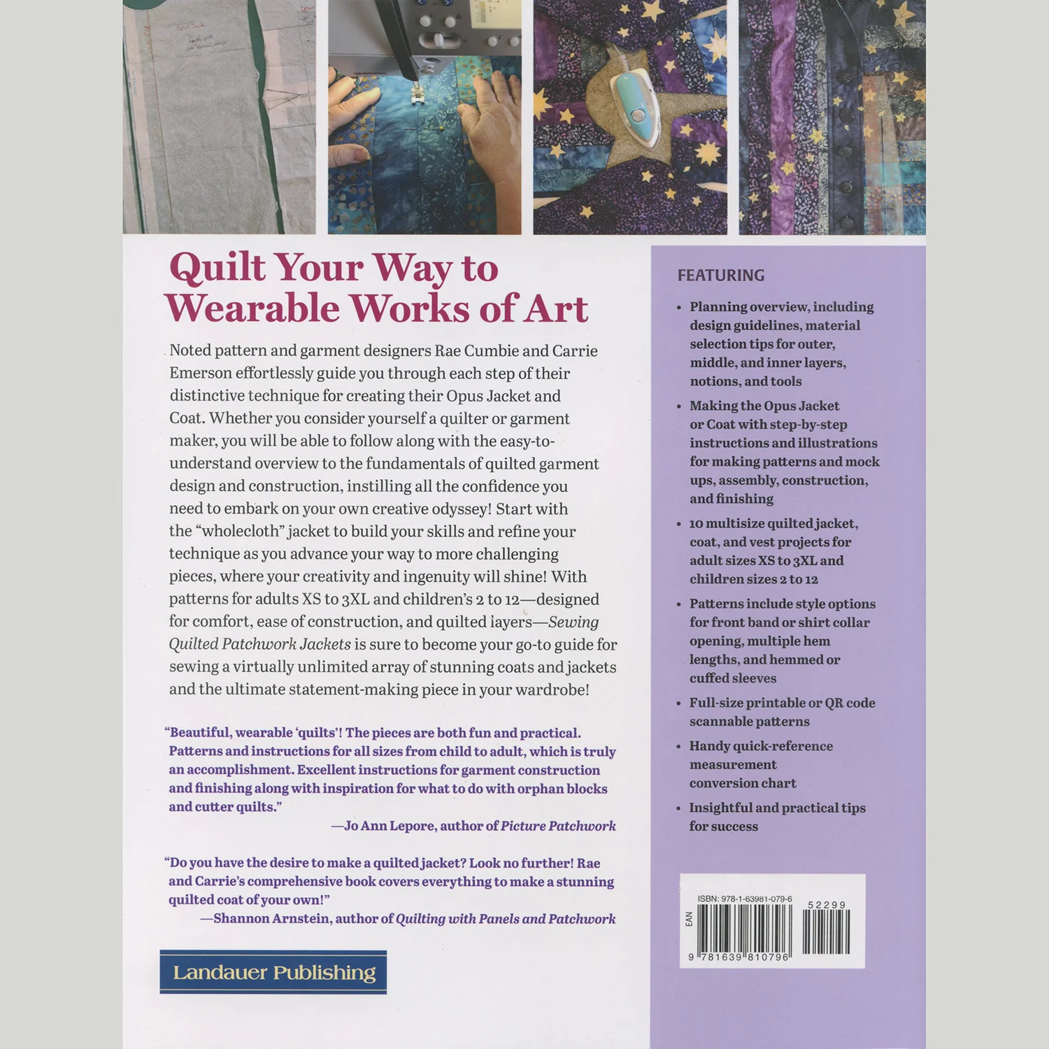 Sewing Quilted Patchwork Jackets Book - Image 2