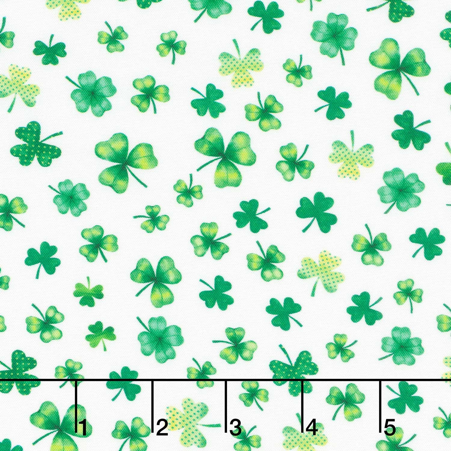 Shamrocks & Shenanigans - Little Shamrocks White Yardage