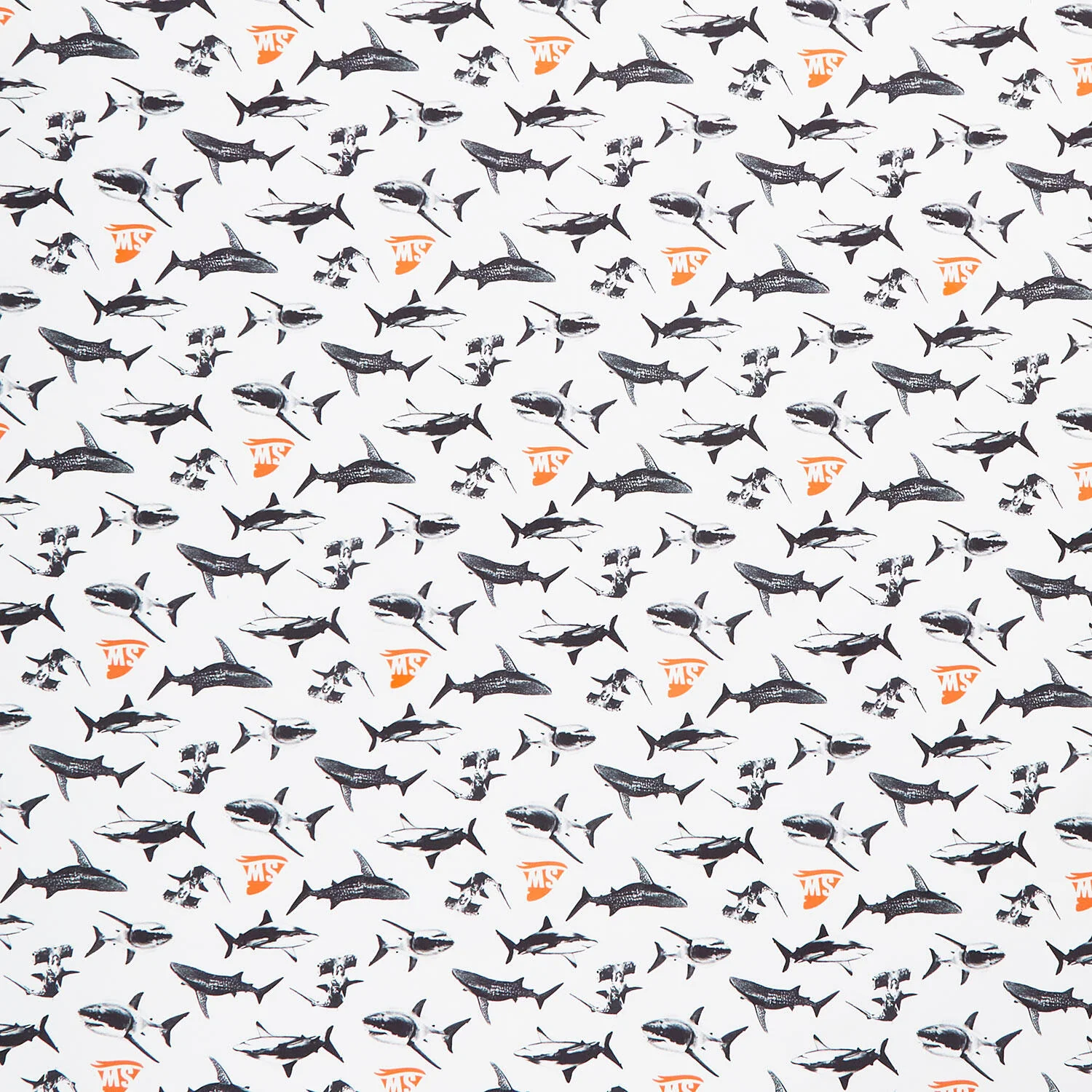 Shark Week - Predators White Yardage