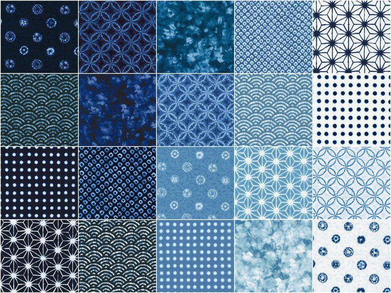 Shibori Blues 2024 Charm Pack - Image 3