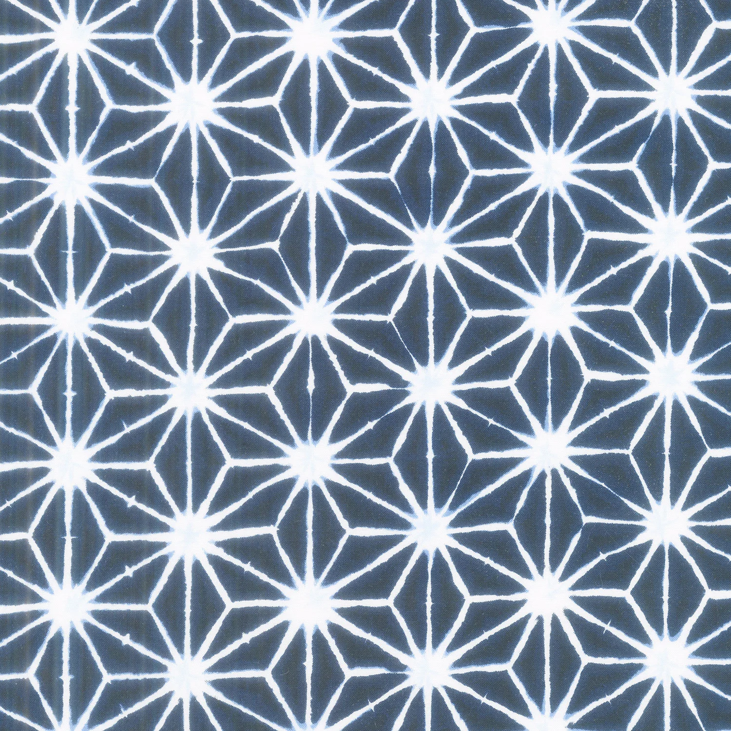 Shibori Blues - Stars Navy Yardage
