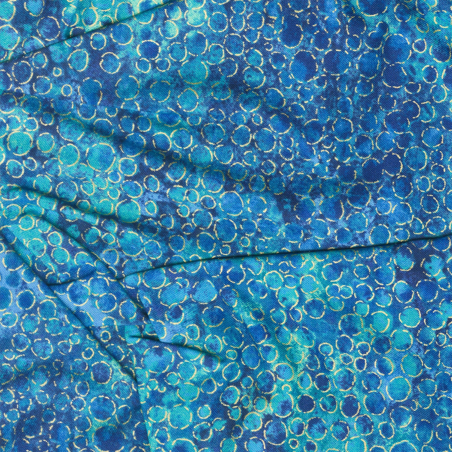 Shimmer - Enigma Riverrocks Blue Multi Metallic Yardage - Image 2