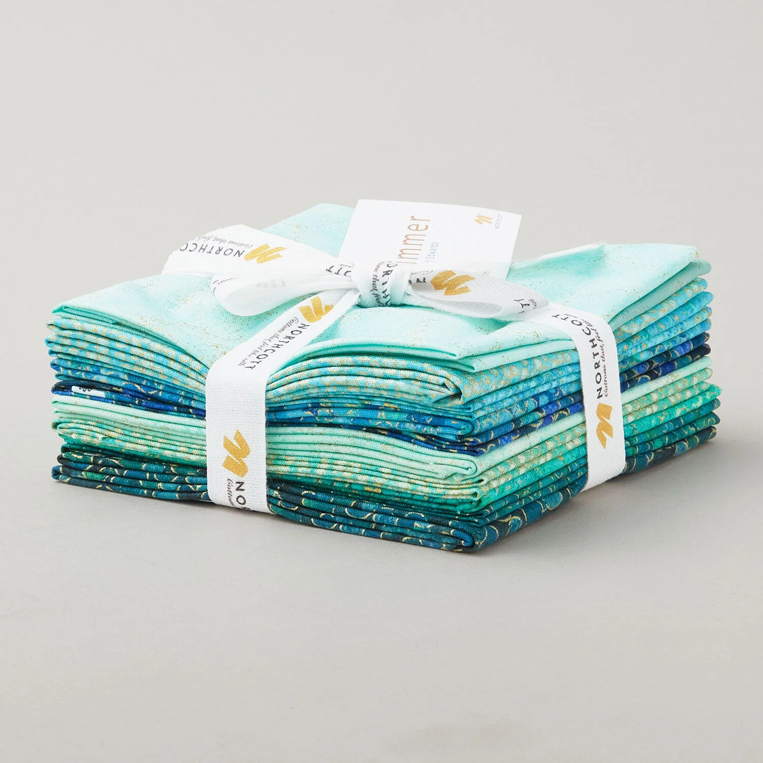 Shimmer Lagoon & Peacock Metallic Rolls - Image 2