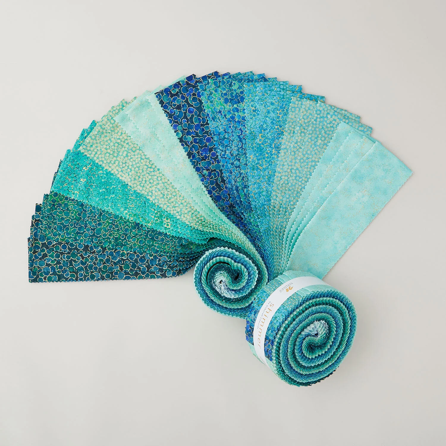 Shimmer - Lagoon & Peacock Metallic Strips