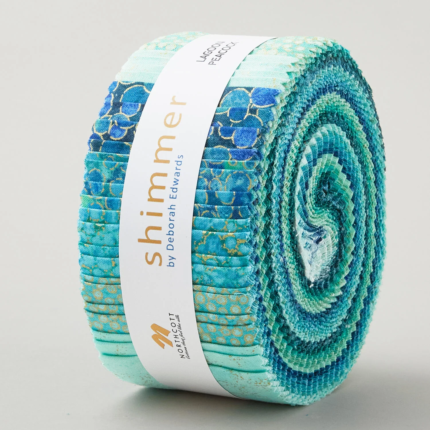 Shimmer - Lagoon & Peacock Metallic Strips - Image 2
