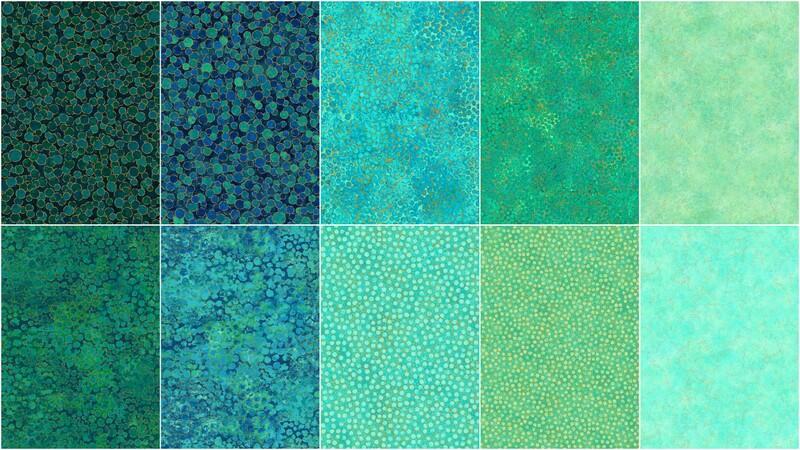 Shimmer - Lagoon & Peacock Metallic Strips - Image 3