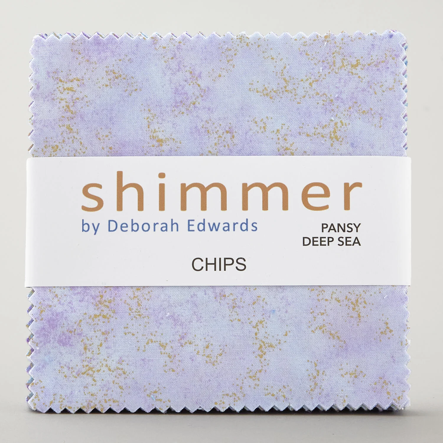 Shimmer - Pansy & Deep Sea Metallic Chips - Image 2