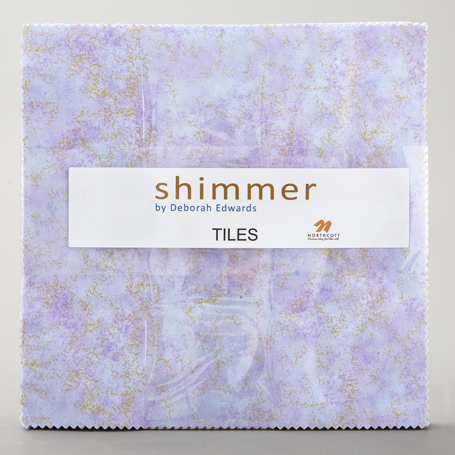 Shimmer - Pansy & Deep Sea Metallic Tiles - Image 2