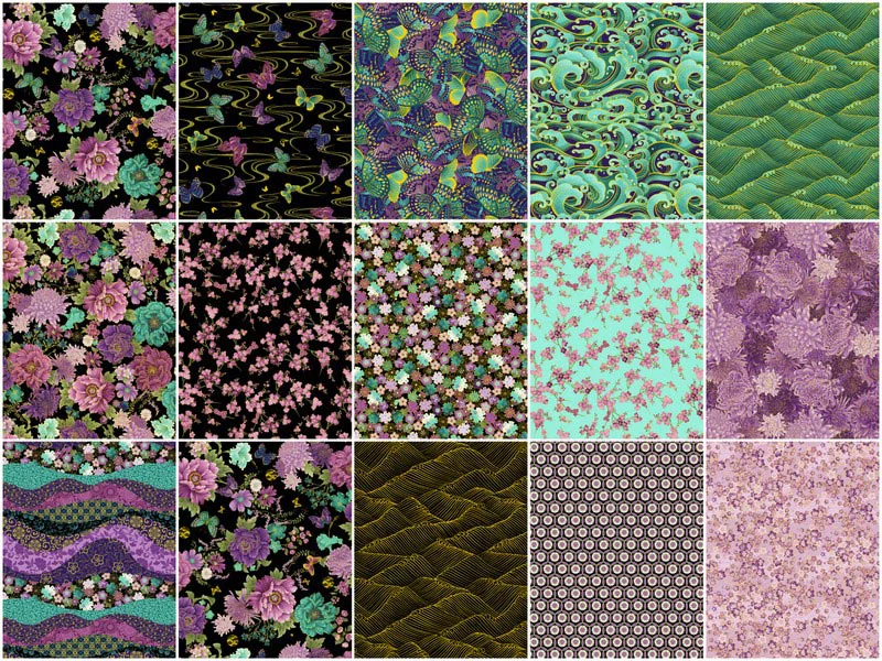 Shizuka Metallic 10" Squares - Image 3