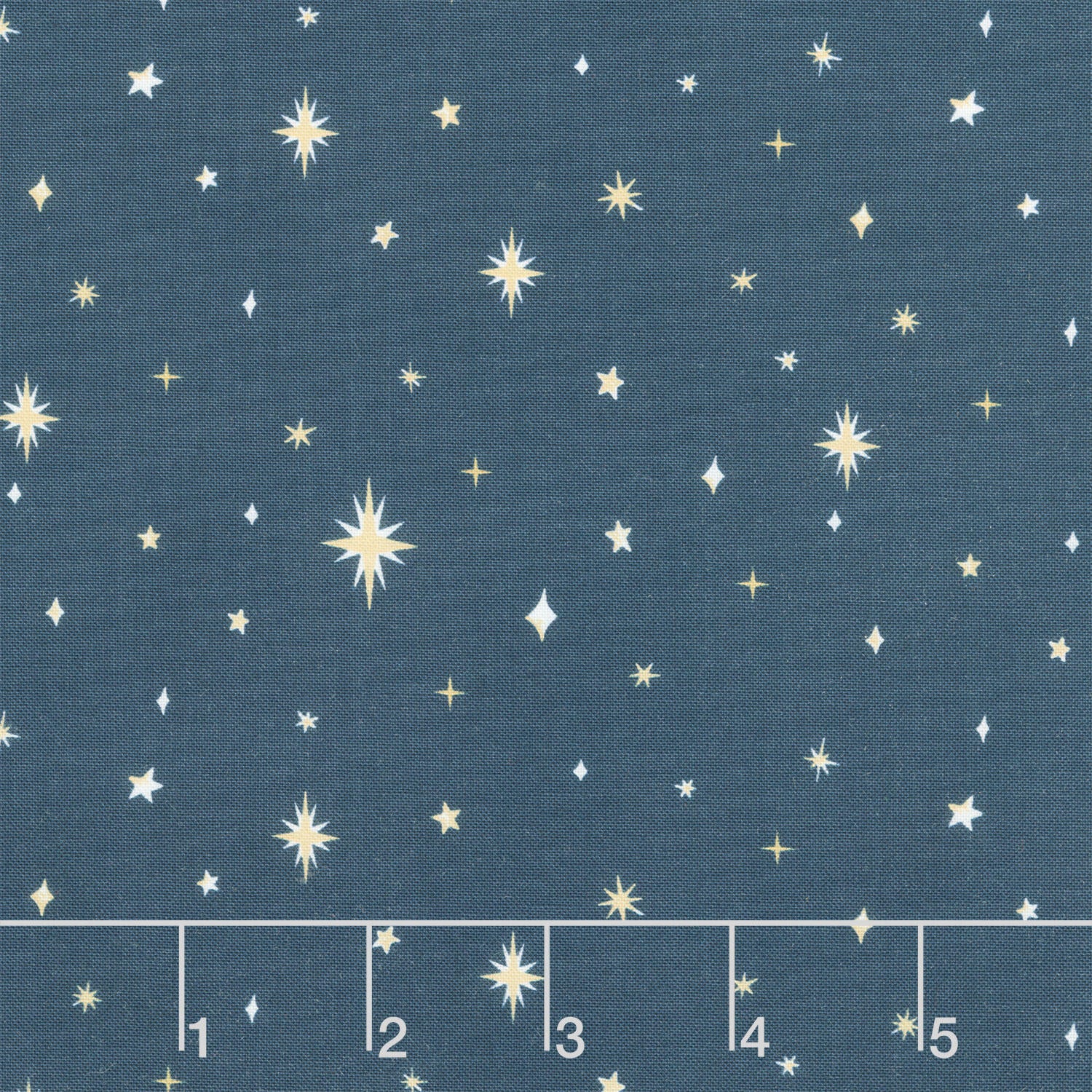 Silent Night - Stars Navy Yardage