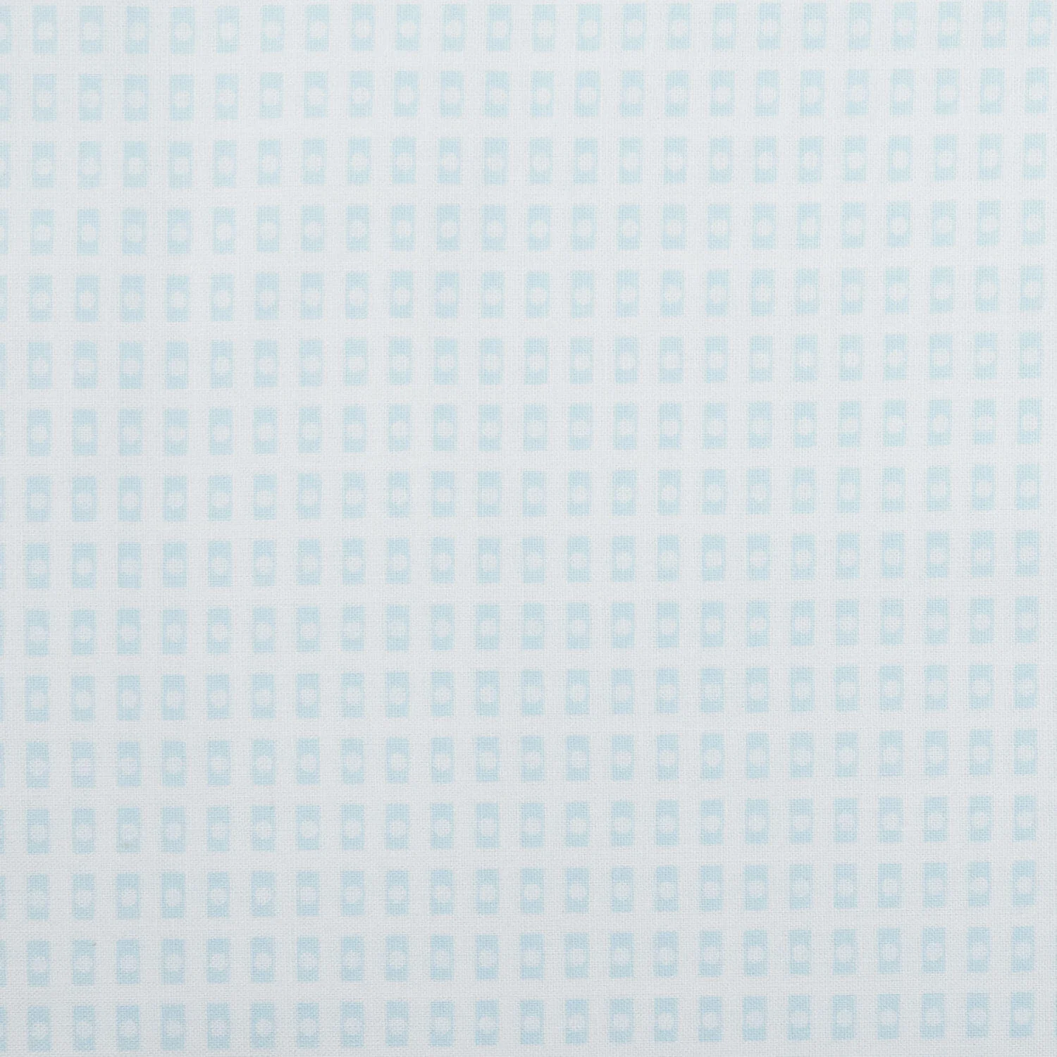 Simply Blessed - Block Print White/Turquoise 2 Yard Cut - Image 2