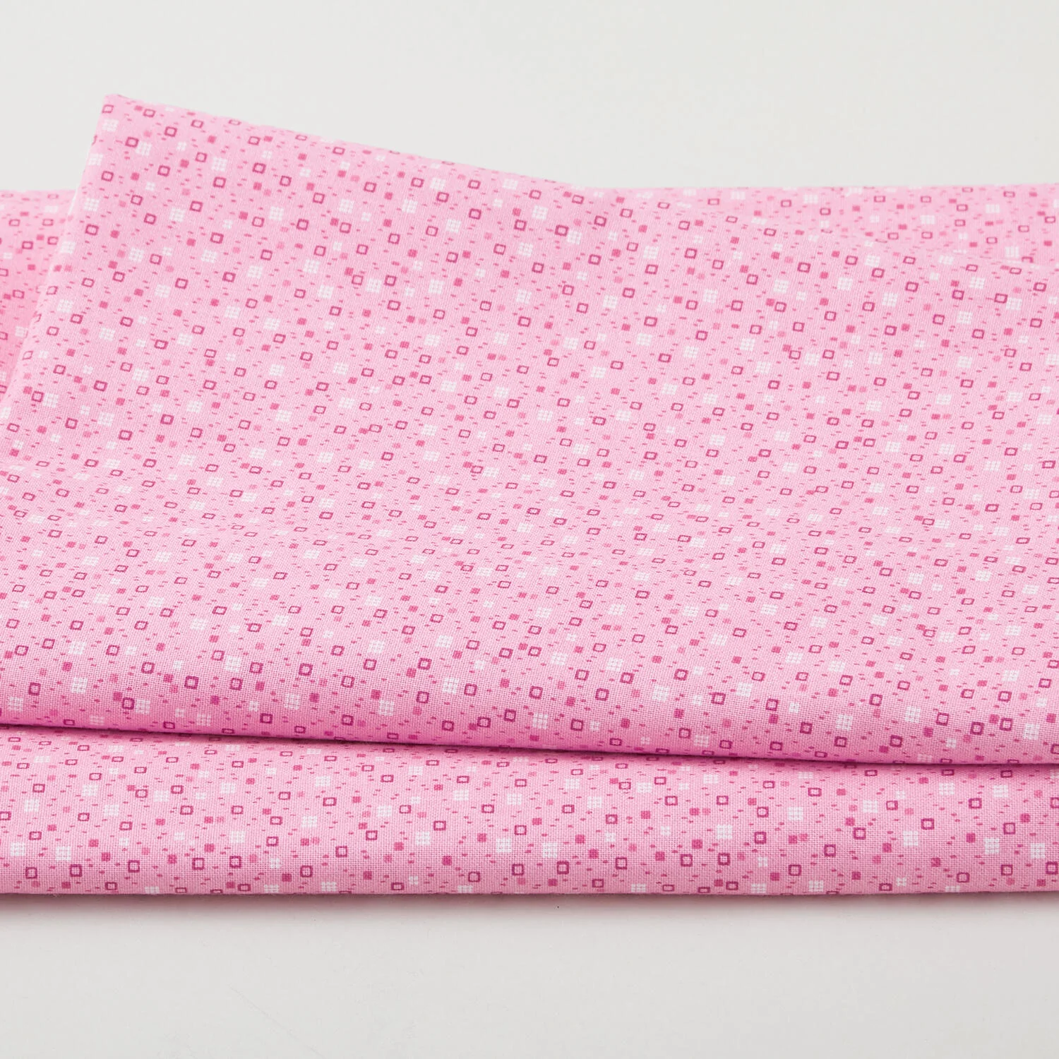 Simply Prints - Small Geometric Pink 2 Yard Cut