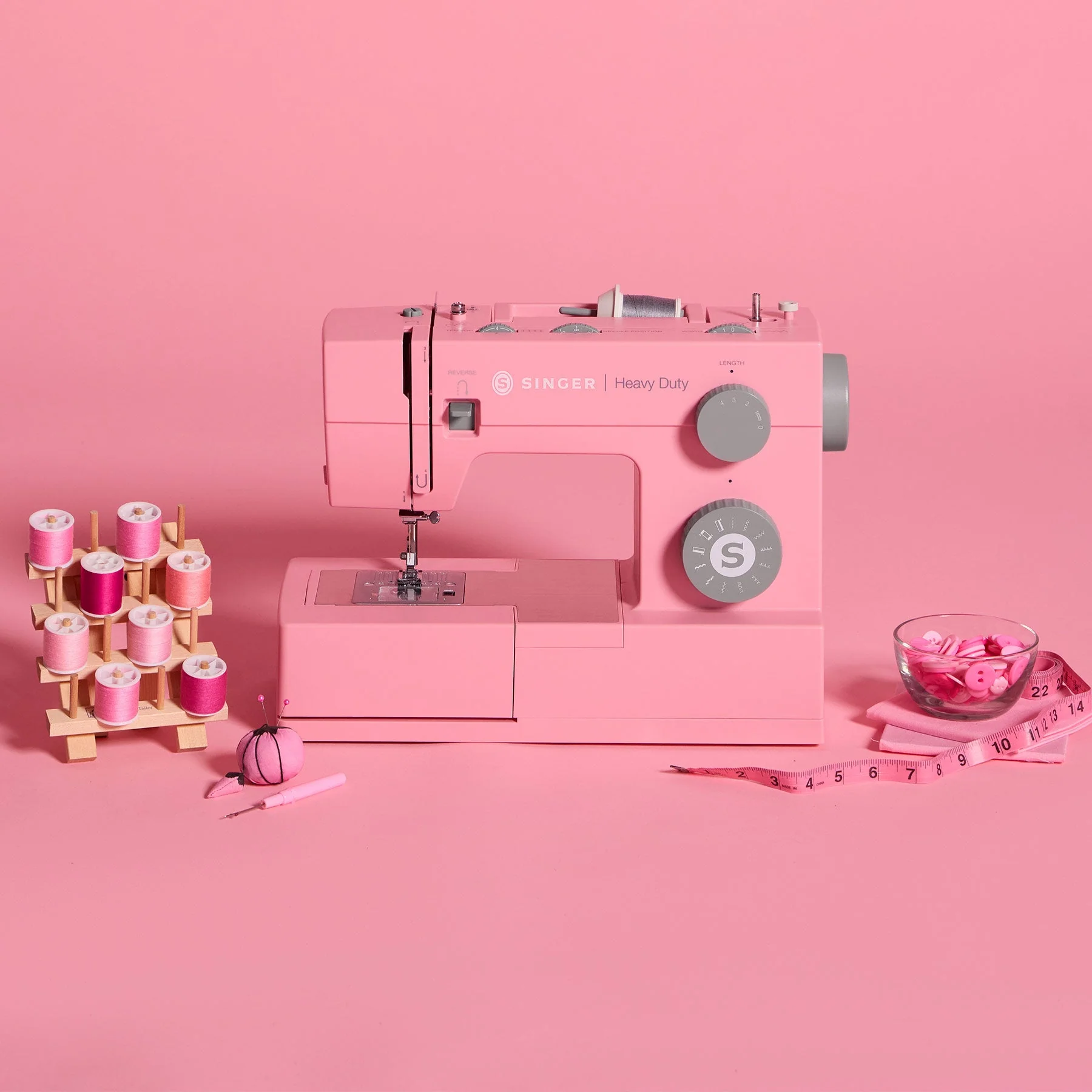 SINGER® Heavy Duty 4411 Pink Sewing Machine - Image 2